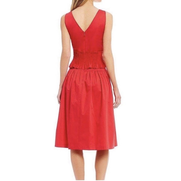 ANTONIO MELANI Red Midi Dress - Picture 2 of 13